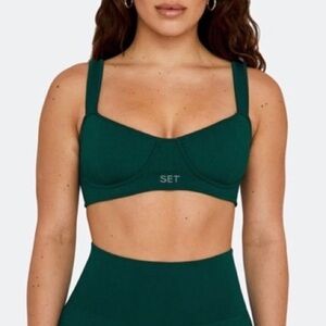 SET Active mojito green sculptflex sports bra in size XS